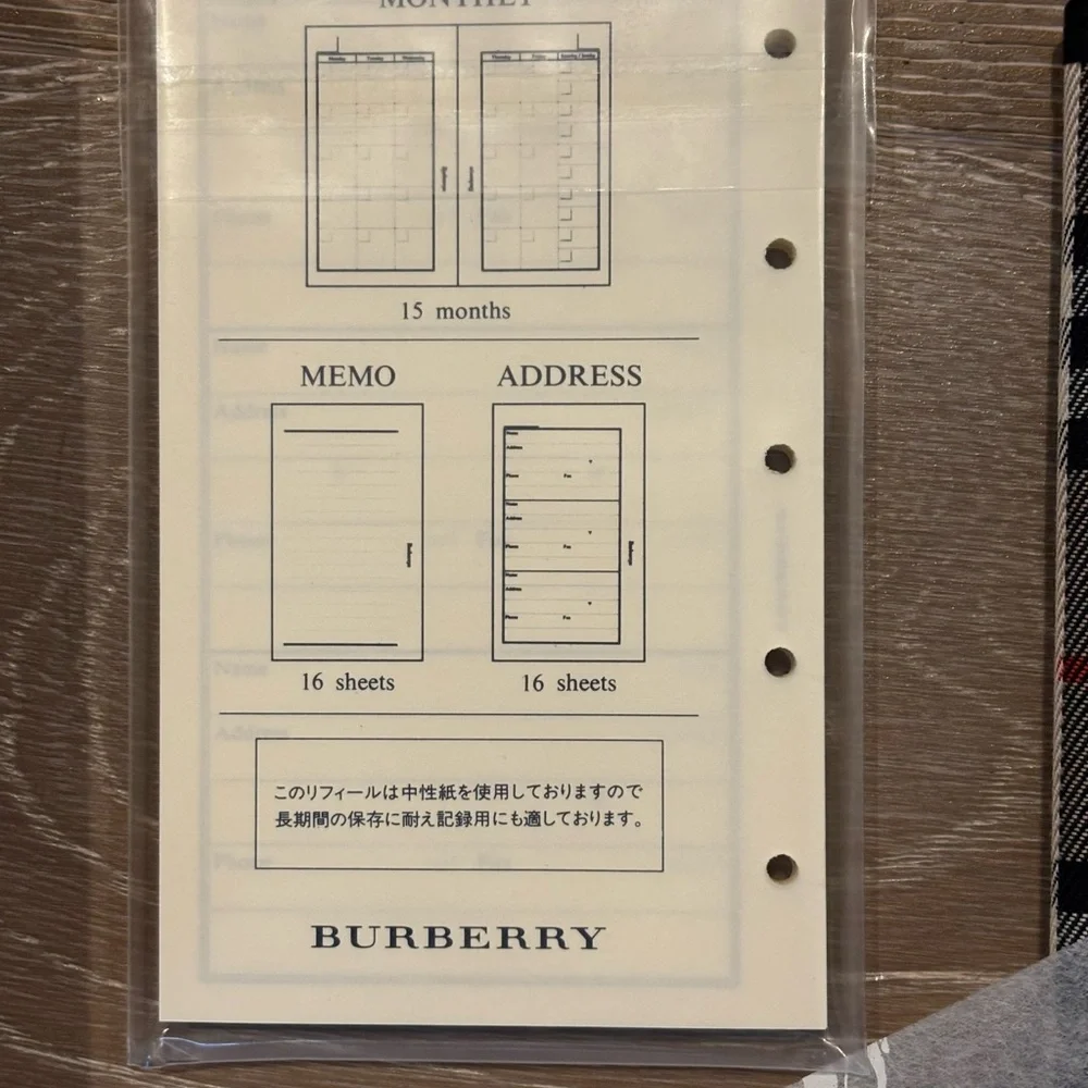 New Burberry Novacheck Black Wallet/Planner - Picture 8 of 11